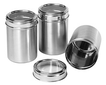 Stainless Steel Tea Coffee Sugar Canisters