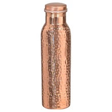 Hammered Leak Proof Copper Water Bottle, Feature : Eco-Friendly
