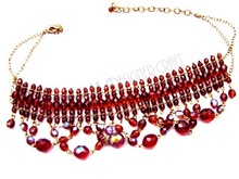 Glass Bead Chocker Necklace