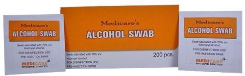 Alcohol Gazue Swab, Certificate : ISO 13485