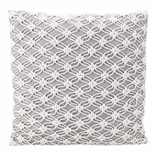 Square Cushion Cover, For Beach, Bedding, Car Seat, Chair, Home, Outdoor, Style : Macrame