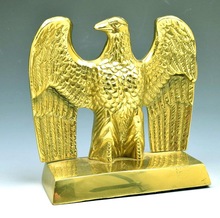  Brass Eagle Metal Bookends