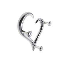 Metal Heart Wall Coat Hook