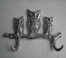 Metal Owl Key Hanger, For Eco-Friendly