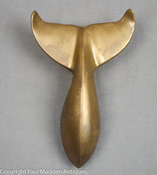  Brass Shark Tail Door Knocker