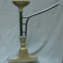 Metal Tall Hookah Sculpture, Size : 29 Inches X 20 Inches