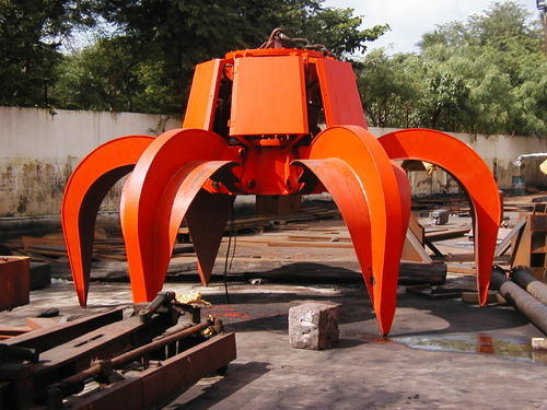 Polished Metal Orange Peel Grab, For Industrial, Feature : Corrosion Proof, Good Quality