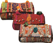 Cotton Fabric Banjara Ladies Clutch Bag, Gender : Women
