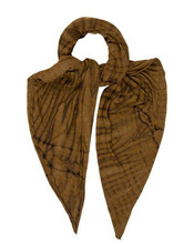 RAQUEL ALLEGRA DISTRESSED TIE-DYE SCARF, Size : Medium