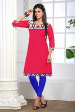 Women Wear Designer Jaipuri Cotton Kurt, Age Group : Adults