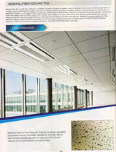 Mineral Fibre Fine Fissured Ceiling Tile