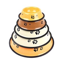 Stainless Steel Feeding Printing Cat Bowls, Feature : Eco-Friendly, Stocked