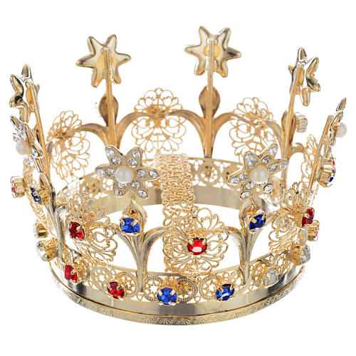 Crown With Flowers, Color : Picture