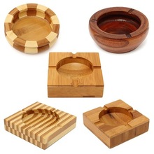 Brass Wooden Decorative Ash Tray, For Smoking