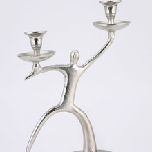 Metal Candle Holder, Color : SILVER