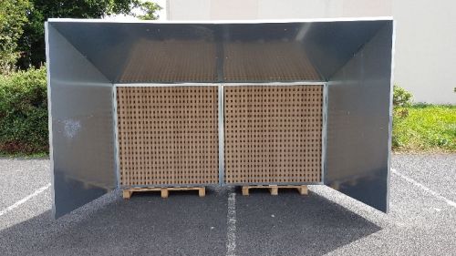 Double Paint Modul' : Open Dry Paint Spray Booth 3x1,80m