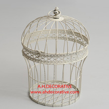 Metal Decorative Cream Birdcages