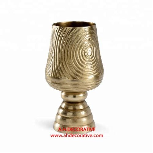 Gold Embossed Metal Flower Vase, Style : Europe