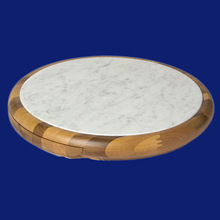 Marble Design Glass Worktop Chopping Board, Color : White