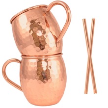 COPPER HANDLE COPPER MUG