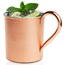 COPPER MUG C HANDLE, Shape : Straight