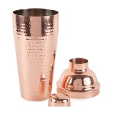 V Shape HAMMERED COPPER COCKTAIL SHAKER