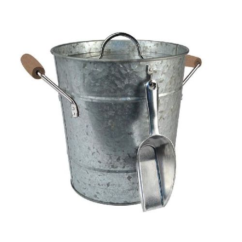 Ice Bucket With Scoop Metal, For At Bar, Dinner Table, Kitchen, Drinking Part Gift, Feature : Eco-Friendly