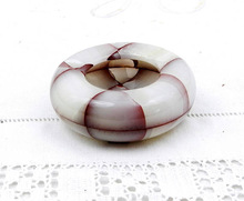 Onyx Marble Agate Stone Ashtray, Color : White