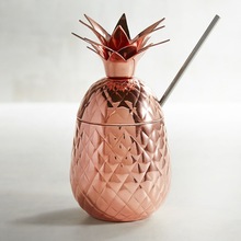 100% Copper  PINEAPPLE MUG COPPER