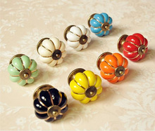 Pumpkin Ceramic Knobs