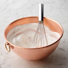 100% Pure Copper Quart Egg White Bowl, Color : Copper Colour 