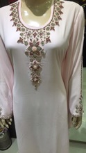 Muslim Women Nude Pink Kaftan, Size : Free Size