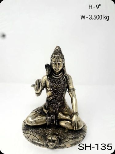 Brass Shiv Ji Statue, For Religious Purpose, Feature : Easy To Clean