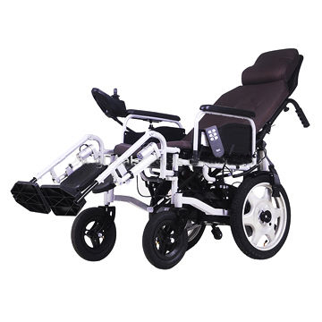 Remote Recline Folding Power Wheelchair