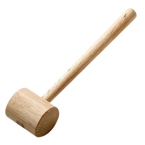 Polished Large Wooden Mallet Hammer, Feature : Durable