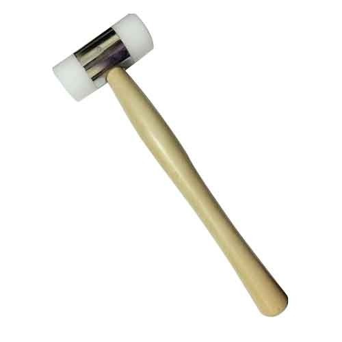 Polished Wooden Plastic Faced Hammer, For Durable