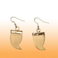 Plain Bone Fashion Earrings, Style : Antique