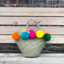 Straw Beach Tote, Size : Customized Size