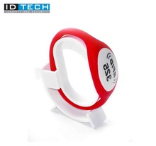 Lightweight Round Shape Silicon Plastic Dial Wristband