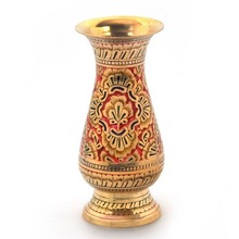 Metal Brass Flower Vase, Style : American Style