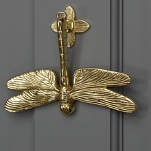 Brass Butterfly Door Knocker, For Cabinet, Drawer, Dresser, Wardrobe