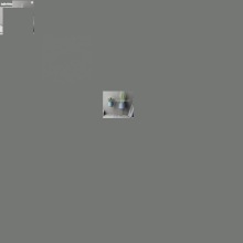 IRON Flower Planter, Color : Blue