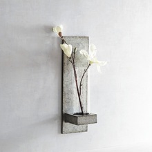 Galvanized Metal Wall Planter, For HOME DECOR LIGHTINING