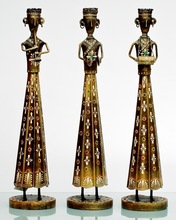 Hand Painted Bora J Iron Musician Set