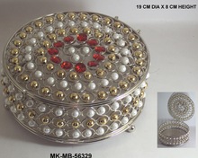 Beaded Wedding Box For Sweet, Style : Modern