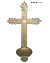 Cross Wall Sconce T-light Holder, For Holidays