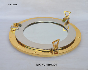 Metal Porthole Mirror