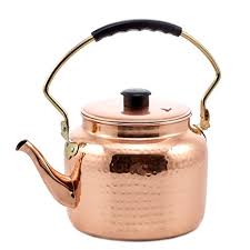 Pure Copper Hammerred Tea Kettle, Feature : Eco-Friendly