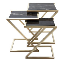 Metal Marble Table Set