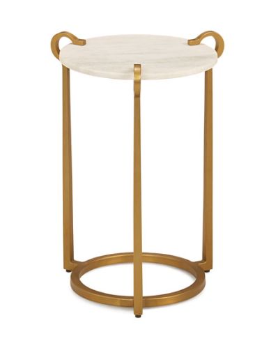 Metal Frame Gold Side Table